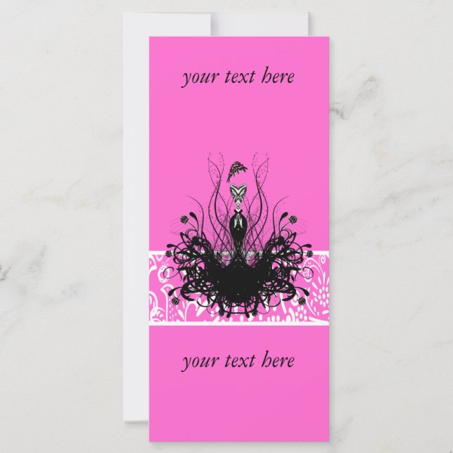 Fashion Diva Invitations, Flyers and Stickers (Front)