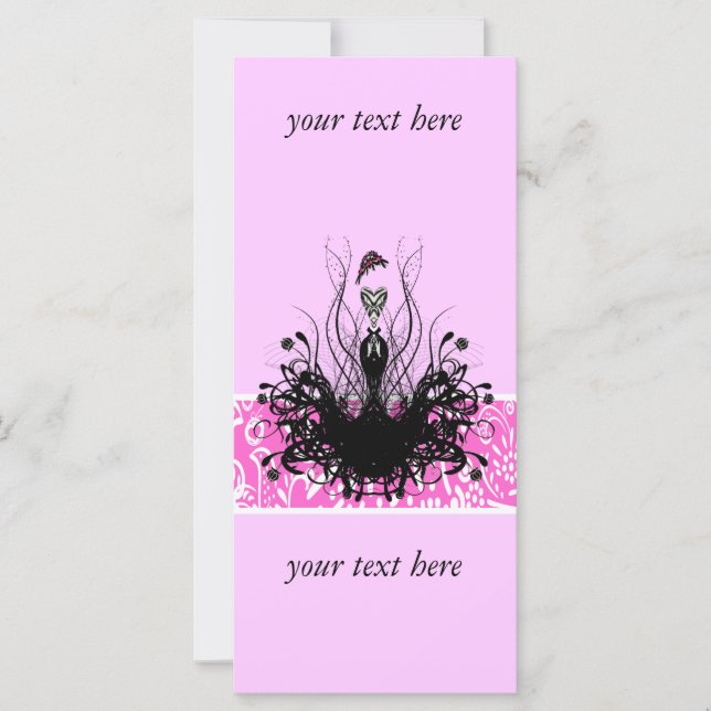 Fashion Diva Invitations, Flyers and Stickers (Front)