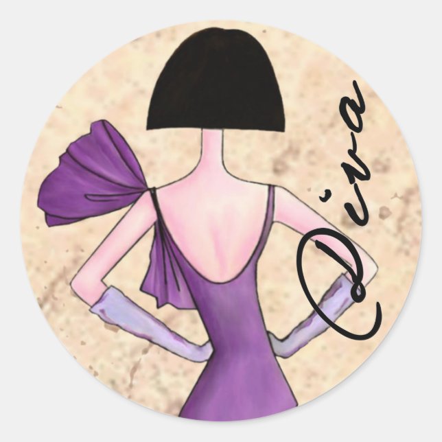 Fashion Diva stickers (Front)