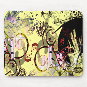 Fashion Diva Swirled Mouse Mat