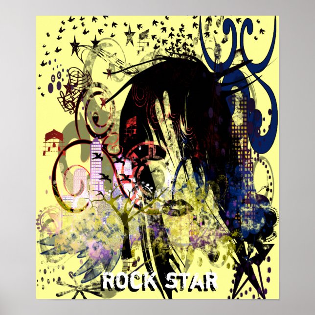 Fashion Diva Swirled Poster (Front)