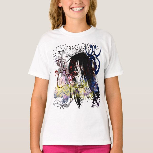 Fashion Diva Swirled T-Shirt (Front)