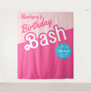 Fashion Doll Birthday Party Tapestry