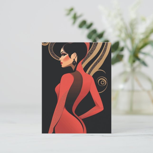 FASHION-ESQUE #2 POSTCARD (Standing Front)