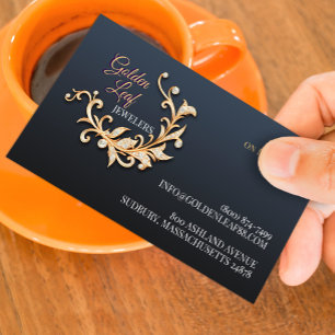 Fashion Fine Jewellery Business Card 