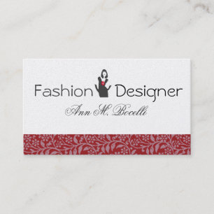 Fashion Flourished Model Posh Fashion Consultant Business Card