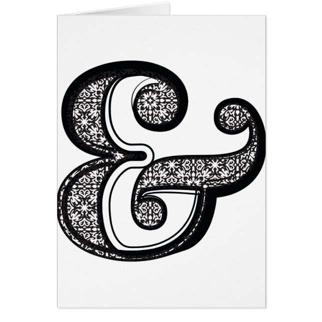 Fashion font, symbol & (Front)