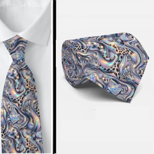 Fashion-Forward Gentleman   Opal Leopard Necktie