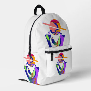 Fashion Forward  Printed Backpack