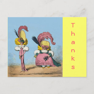 Fashion Funny ~ Postcard / Invitations 4.25 x 5.6