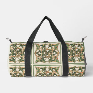 Fashion Geometric Motif, monogram, Duffle Bag