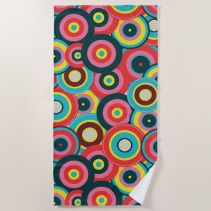  Fashion Geometric Vintage- Pattern Stylish Modern Beach Towel