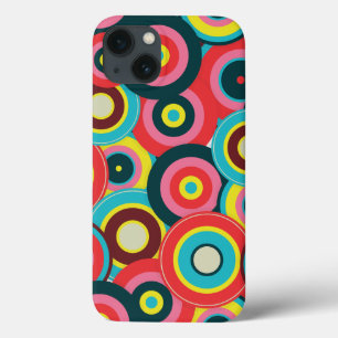 Fashion Geometric Vintage- Pattern Stylish Modern iPhone 13 Case