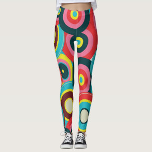  Fashion Geometric Vintage- Pattern Stylish Modern Leggings