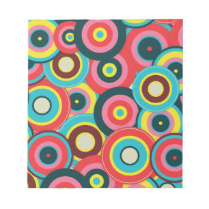 Fashion Geometric Vintage- Pattern Stylish Modern Notepad