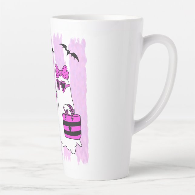 Fashion Ghost Latte Mug (Right)