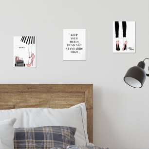 Fashion Girl  Boss Set Wall Art