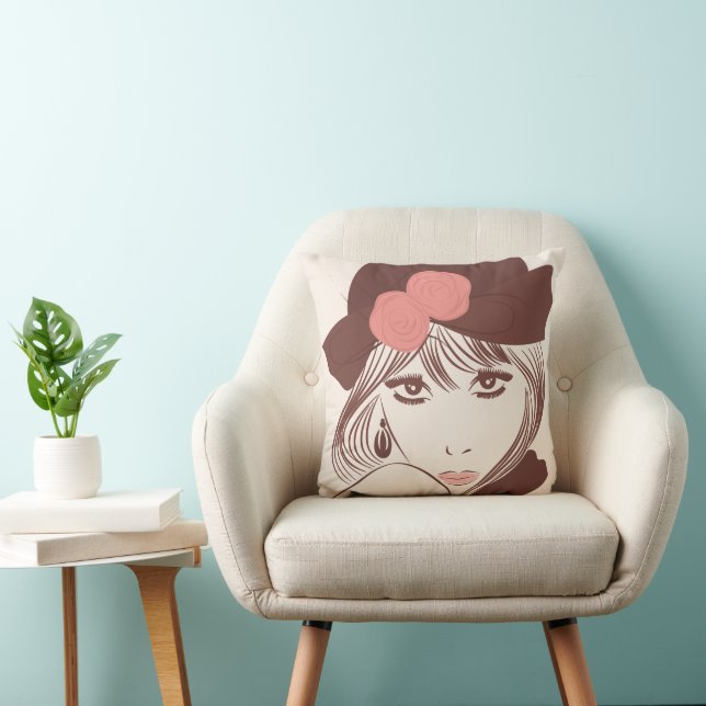 Fashion Girl Cushion (Chair)
