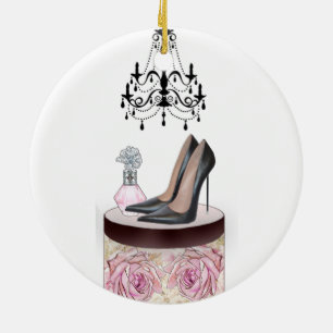 Fashion Girl High Heel Ornament
