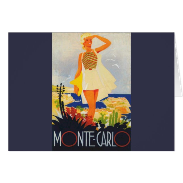 Fashion Girl Monte Carlo Beach Travel (Front Horizontal)