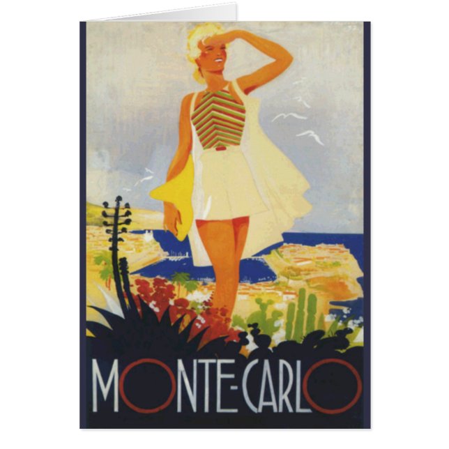 Fashion Girl Monte Carlo Beach Travel (Front)