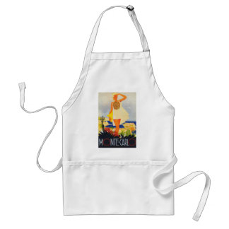 Fashion Girl Monte Carlo Beach Travel Standard Apron