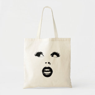 Fashion girl tote bag