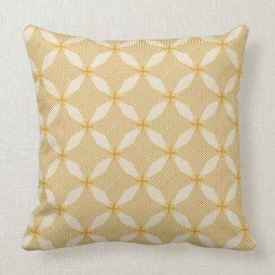 Fashion Gold Circle Geometric Pattern Cushion