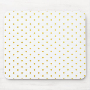 Fashion gold polka dots mouse mat