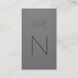 Fashion  Grey Black Business Card