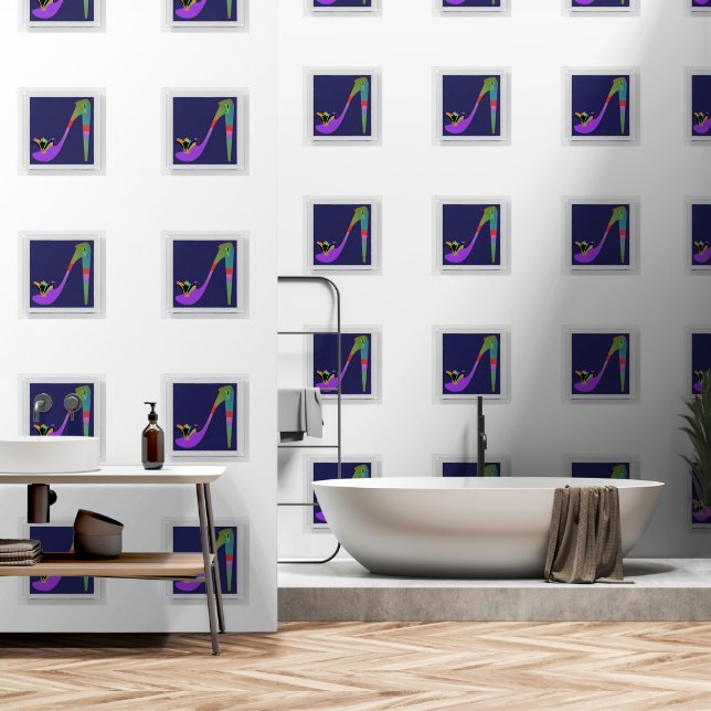 Fashion High Heels  Wallpaper (Bathroom)