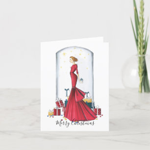 Fashion Illustrated Christmas Card