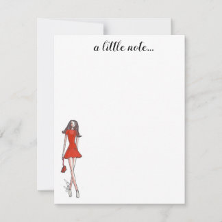 Fashion illustration note cards