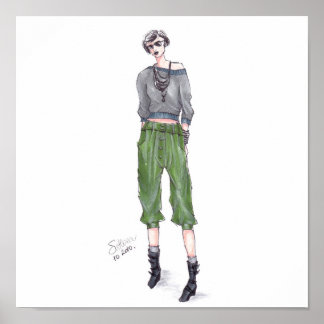 Fashion Illustration Poster