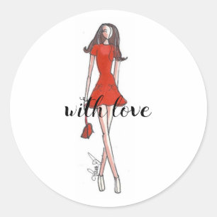 fashion illustration stickers