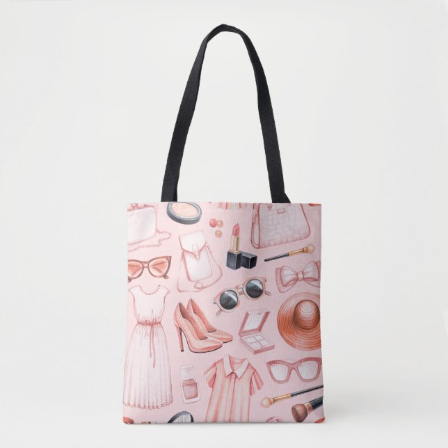 Fashion illustrations. Seamless pattern Tote Bag (Front)