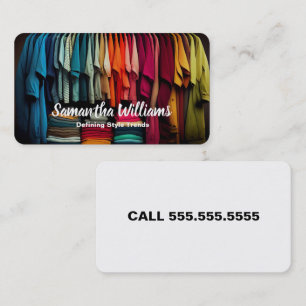 Fashion Industry Business Card