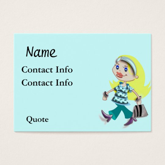 FASHION LADY BUSINESS CARDS