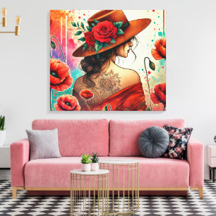 Fashion Lady Canvas Print