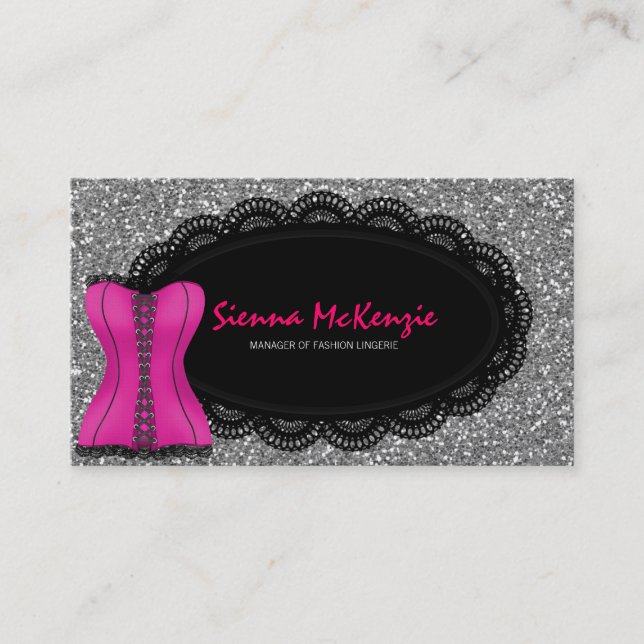 Fashion Lingerie Business Card (Front)