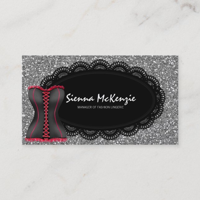 Fashion Lingerie Business Card (Front)