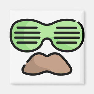Fashion Moustache Magnet