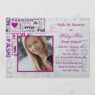 Fashion 'n Style Photo Invitation