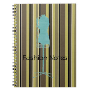 Fashion Notes Dress Mannequin Notebook