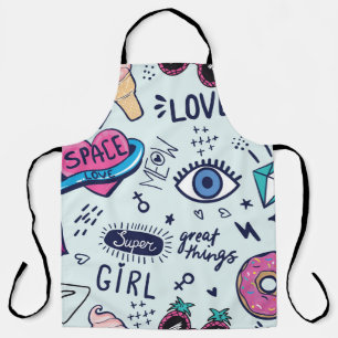 Fashion Patch: Pop Art Stickers. Apron