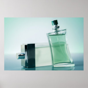 Fashion perfume bottle poster