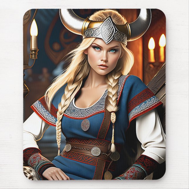 Fashion photography: capture the Viking chic with  Mouse Mat (Front)
