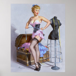 Fashion Pin Up Poster