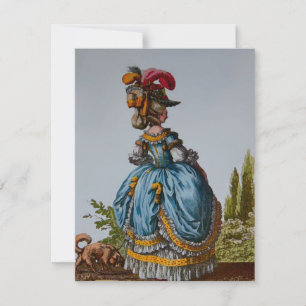 Fashion Plate 18th Century ~ Invitations
