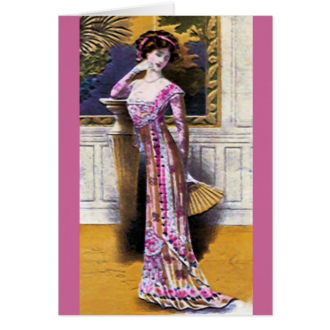 Fashion Plate ~ Card (Front)